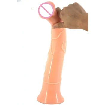 FAAK Jucarii Sexuale 17.2 cm lungime Vibrator Gigant Carne Penis Vibrator Mare Pentru Femei Animal Lesbiene Vagin Anus Masaj Cal Penis artificial