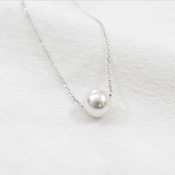 S925 Argint Moda Elegant Shell Pearl Colier Pandantiv pentru Femei Bijuterii
