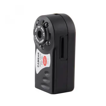 1 BUC Negru Micro Mini Wifi Camera de Securitate Wireless Spion P2P Audio de la Distanță de Monitorizare Ultra-mici, camera Video HD