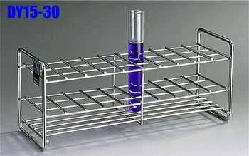 Sârmă Tub De Testare Rack 30 De Găuri Dia.16.5 mm 68x208x85mm din Oțel Inoxidabil de Înaltă Calitate, Toate Dimensiunile Disponibile În Magazin