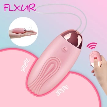 FLXUR Puternic Vibratoare Ou Jucărie Sexuală pentru o Femeie de Control de la Distanță de sex Feminin Masturbator Stimulator Clitoris Vibratoare Chilotei Sex produs