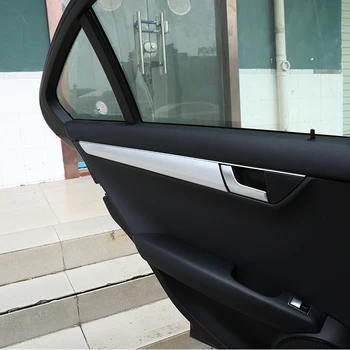 ABS Cromat Masina Usa de Interior Decor Capacul Panoului Ornamental Pentru Mercedes Benz C Class W204 C180 C200 2009-Accesorii Auto