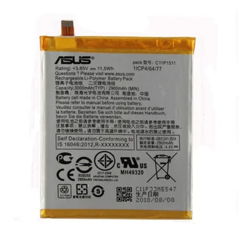 Original ASUS C11P1511 Bateriei Pentru ASUS ZENFONE 3 DELUXE ZE552KL Z012DA Z012DE C11P1511 linie Dreaptă