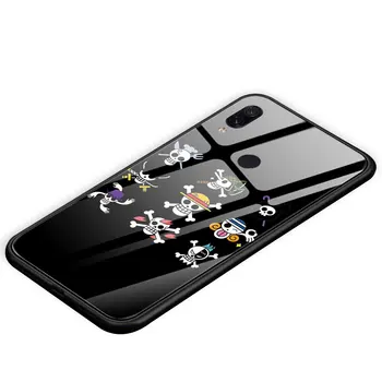 Popular în Japonia Desene animate One Piece Anime Sticlă Călită telefon caz Pentru iphone 5 5S SE 6 6S 7 8 Plus X XS XR XSMAX 11 Pro Max acoperi