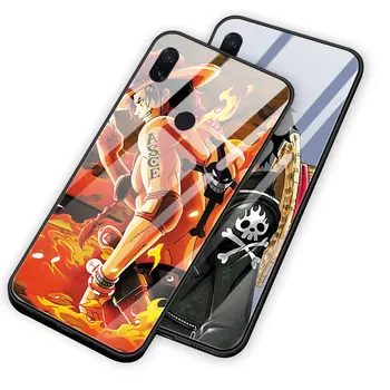Popular în Japonia Desene animate One Piece Anime Sticlă Călită telefon caz Pentru iphone 5 5S SE 6 6S 7 8 Plus X XS XR XSMAX 11 Pro Max acoperi