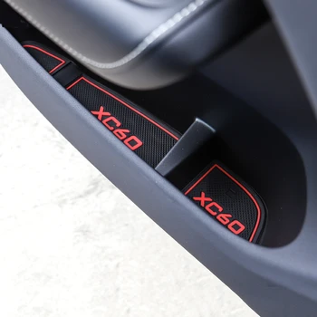 Pentru Volvo XC60 2018 2019 2020 2021 18pcs Cauciuc Mat Mat Ușă de Interior Anti-Alunecare, Cana Pad Poarta Slot Pad Accesorii Decor