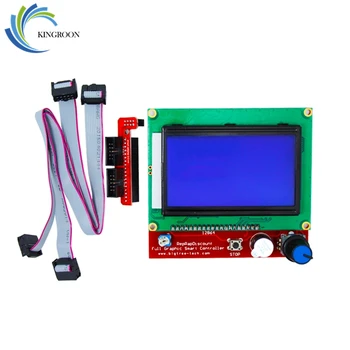 Rampe 1.4 LCD Inteligent de Control al Placii de baza RAMPS1.4 Monitor Ecran Albastru Părți Controler de Panou de Bord Cablu Imprimante 3D Parte
