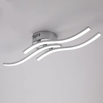 24W 12W 18W LED Lumina Plafon Lampă de Tavan Modern Design Curbat 2/3/4 Lumini pentru Bar, Restaurant, Camera de zi Dormitor WF930