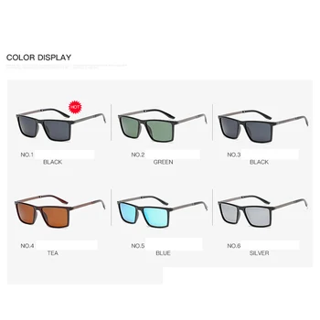 Pro Acme Brand Clasic Negru Polarizat ochelari de Soare Barbati de Conducere Pătrat Ochelari de Soare pentru om Shades Ochelari de gafas CC0949
