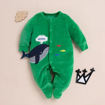 PatPat New Sosire 2021 Toamna și Iarna pentru Copii-Balena Salopeta de Îmbrăcăminte pentru Copii-O singură Bucată Trei culori Salopetă pentru Copii