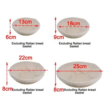 Diferite Forme De Fermentare Rattan Coș De Pâine Țară Banneton Brotform Aluat Coșuri De Verificare Bagheta Dovedind