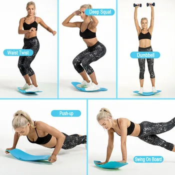ABS Răsucire de Fitness Balance Board Simplu Antrenament de Bază de Yoga, Gimnastică de Formare Prancha Abdominale Picior de Formare Exerciții pentru Echilibru XA274A