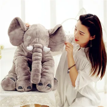 40/60cm Moale Elefant Minunat Papusa pentru copii pentru Copii Potoli setea Jucării de Pluș Animale de Pluș Jucării pentru Sugari Calm Papusa Drăguț Cadou de Ziua de nastere