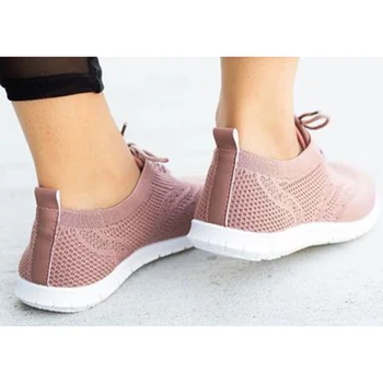 Pantofi Femei 2020 Moale De Sex Feminin Adidasi Pentru Femei Pantofi Casual Plat Ochiurilor De Plasă Respirabil Femei Adidași Vulcaniza Pantofi Încălțăminte