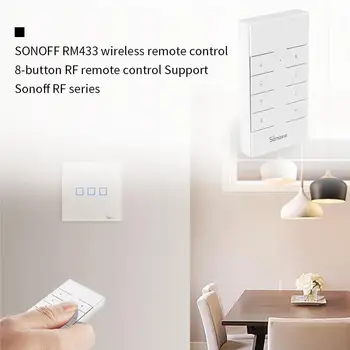 Telecomanda fara fir Pentru Sonoff RF Seria 8-buton RF Control de la Distanță Pentru SONOFF RM433 Accesorii