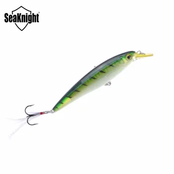 SeaKnight Brand SK001 Serie Minnow Momeli de Pescuit, 6PCS/Lot Momeală Artificială 13g 11cm 0-1.5 M de Greu Momeala cu Puterea Cârlig Plutitoare