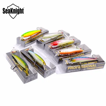 SeaKnight Brand SK001 Serie Minnow Momeli de Pescuit, 6PCS/Lot Momeală Artificială 13g 11cm 0-1.5 M de Greu Momeala cu Puterea Cârlig Plutitoare