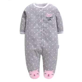 Toamna iarna nou-nascut salopeta pijamale copii baby boy haine bebe cald maneca lunga trusou copil romper Îmbrăcăminte pentru Copii 9-24m