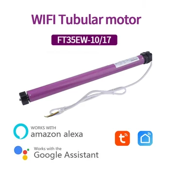 Tuya de viață inteligentă wifi Tubulare cu Motor 220V Motorizate de Rulare Jaluzele biulted -în receptor smart home lucra cu alexa,googlehome