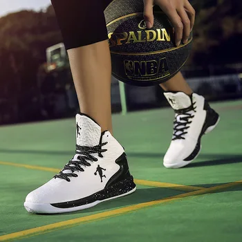 Om de Înaltă top Jordan Pantofi de Baschet Bărbați Amortizare Lumina Baschet Adidasi Anti-derapare Respirabil de Sport în aer liber Jordan Pantofi