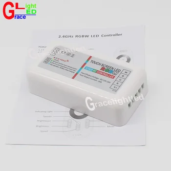 2.4 G RGBW LED-uri Controler 4Channels 6A DC12-24V Ecran Tactil de Control de la Distanță pentru 5050 3528 RGBW LED Strip lumina