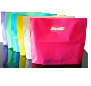 50pcs/LOT Mare de Cumpărături de Plastic mâner sac de Bijuterii de tip Boutique Sac de Pânză de Nunta Cadou de Crăciun sac de Ambalare