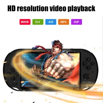 X12 1000 Jocuri, Player Ecran Mare de jocuri Portabile Player MP3 suport Camera Video de ieșire TV Text de lectură Multimedia Joc de Consol