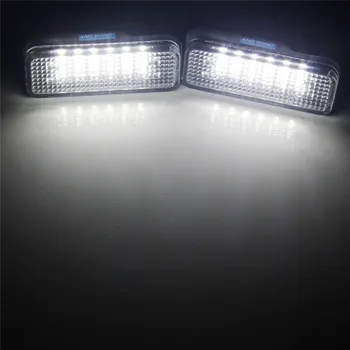 ANGRONG 2x LED Numărul de Înmatriculare Lumina Eroare Gratuit Pentru Mercedes S203 5D W211 W219 R171 SLK