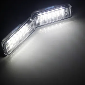 ANGRONG 2x LED Numărul de Înmatriculare Lumina Eroare Gratuit Pentru Mercedes S203 5D W211 W219 R171 SLK