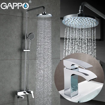 GAPPO Dus Robinete pentru baie robinete de duș cu mixer robinet cascada bazinul baterii de apa, chiuveta mixer duș sistemul