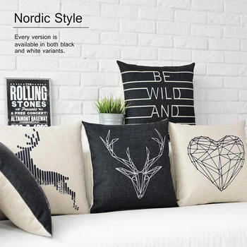 Scandinave față de Pernă Decor Acasă Nordic Perne Decorative Caz Geometrice Perne, Lenjerie de pat Perne Pentru Canapea 45x45cm