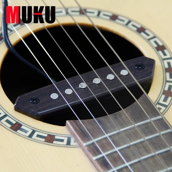MUKU O-810 magnetic soundhole preluare echilibrat si Caldura sunet de Humbucker gaura de Sunet de Preluare chitară titular