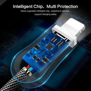 FLOVEME LED Cablu USB Pentru iPhone XS MAX XR X 8 7 6 Plus 6s Cablu 2.1 1M Nailon Împletite Cablu Pentru iPhone X 10 5S SE Încărcător Rapid