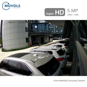 MOVOLS H. 265 Sistem de Supraveghere Video de 5MP, HD H. 265 4BUC DVR CCTV aparat de Fotografiat Viziune de Noapte rezistent la apa Camera de Securitate de Sistem Kit
