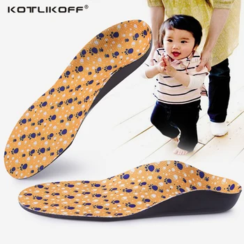 KOTLIKOFF Copii Copiii cu Picioarele Plate Suport Arc Tălpi Ortezare O/X Piciorului Valgus Ortopedice Insertii de Pantofi talpa