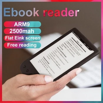 MOOL BK-6025 6 Inch E-Book Reader 800x600 Rezoluție Ecran E-Ink Glare-Free cu Cablu USB PU Acoperi de Lumină Built-In Memorie de 4 gb S