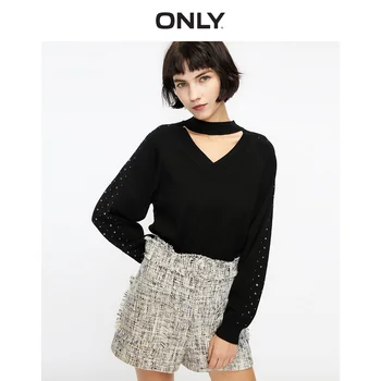 NUMAI vara nou stil nit inima în formă de guler scurt slim bottom pulover pulover femei | 119424546
