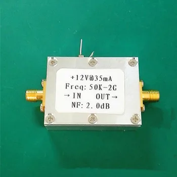 50K-2G 2000MHz 31dB Zgomot Redus LNA RF Amplificator de Bandă largă Modulul HF FM VHF UHF Radio Receptor