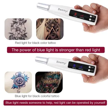 Picosecunde Punctul Laser Mol Stilou Laser Cu Picosecunde Roșu Și Albastru Lumină Portabile Picosecunde Pen Frumusete Pen Instrument De Frumusete