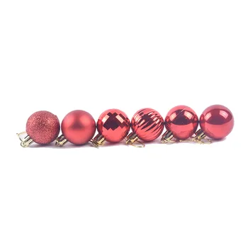 36pcs Bile pentru Pomul de Crăciun Ornamente De Crăciun Copac Globuri de Plastic Colorate, Sclipici Petrecere de Nunta Decor 1.6 în Decor de Crăciun