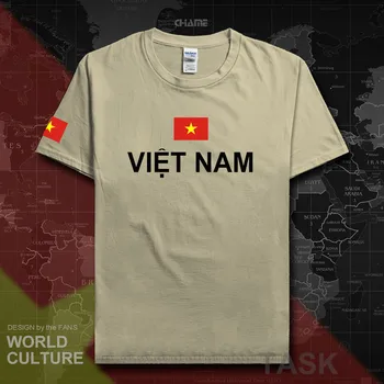 VietNam mens t shirt moda 2017 tricouri națiunilor bumbac t-shirt săli de fitness Vietnameză îmbrăcăminte teuri steagul țării Viet Nam