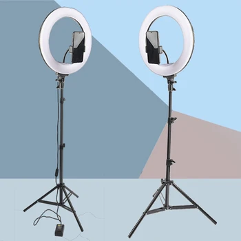 36cm/14inch CONDUS Selfie Inel de Lumina Estompat LED Lampă în formă de Inel Studio Foto Video Camera foto de Telefon de Lumină ringlight Pentru Live YouTube Machiaj