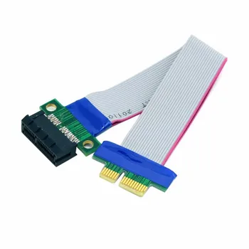 Riser PCI-E pci Express 1X X1 Slot Riser Card Extender Extensia Panglică Flex Mute Cablu 20cm