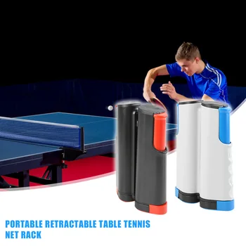Profesional Portabil De Tenis De Masă Plasă Cu Ochiuri Retractabil Clemă Tip Ping-Pong Post Net Rack Kit Echipamente Sportive Accesorii