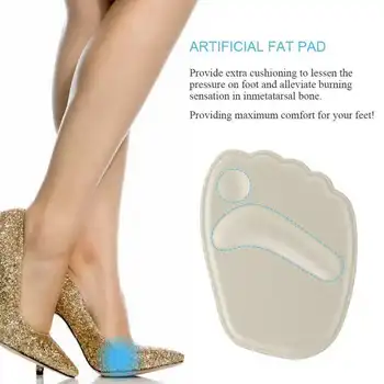 2 Pereche Cu Toc Femei Picior Perne Anti-Alunecare Antepiciorului Branț Confortabil, Respirabil Pantofi Picior De Îngrijire Instrumente De Inserție Moale