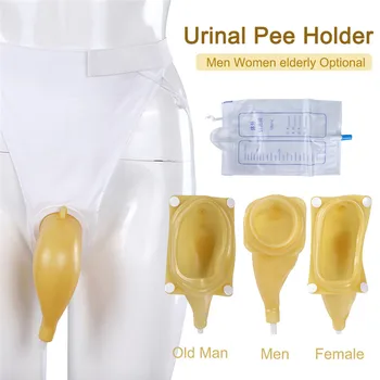 Masculin Feminin Reutilizabile Urină Pisoar Pipi Suport Colector Pentru Incontinenta Urinara Pacientii Tintuit La Pat Urinare De Cateter Sac
