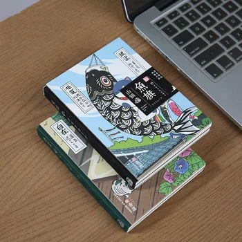 Creative Drăguț Japoneză Cat Notebook Planificator Agenda Jurnal Hard Cover Anual Lunar De Planificare Ziare Jurnalul De Notebook-Uri De Zi Cu Zi Note