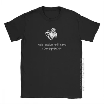 Oameni Viața Este Ciudat Acțiuni Și Consecințe Tricou Butterfly Max Joc De Bumbac Îmbrăcăminte De Sex Masculin Tricou De Bază Teuri De Imprimare T-Shirt