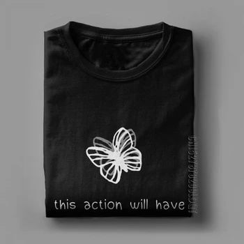 Oameni Viața Este Ciudat Acțiuni Și Consecințe Tricou Butterfly Max Joc De Bumbac Îmbrăcăminte De Sex Masculin Tricou De Bază Teuri De Imprimare T-Shirt