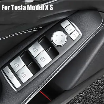 Pentru Tesla Model X 2016-2020 / S 12-20 Ușa Cotiera contactul de acționare a Ferestrei Butonul Trim 14ps